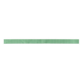 Lazo De Raso Patrón básico de Gingham verde esmeralda