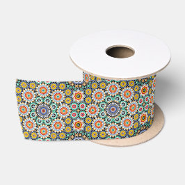 Lazo De Raso Patrón boho tradicional mosaico marroquí