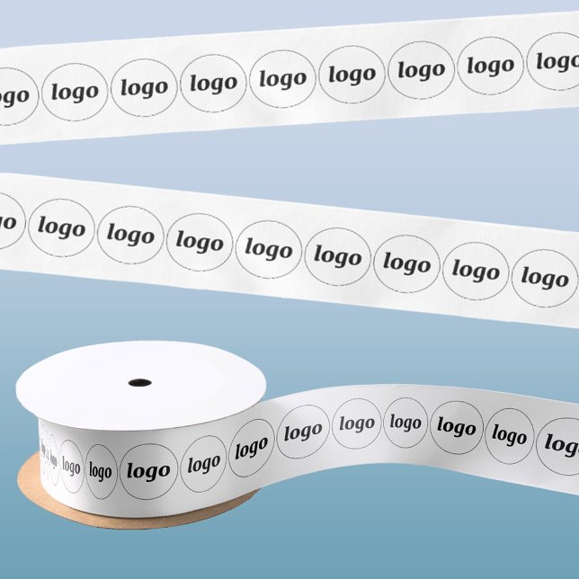Lazo De Raso Patrón comercial de logotipos simples (Logo pattern ribbon business branding promotional packaging for a shop, store, artisan bakery etc)