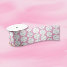 Patrón de béisbol con cinta rosa