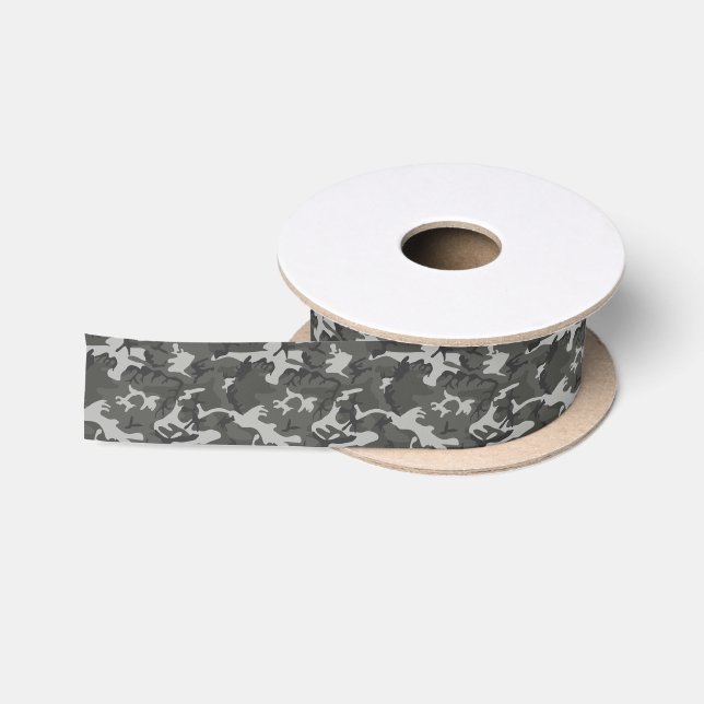 Lazo De Raso Patrón de camuflaje urbano (Carrete)