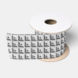 Lazo De Raso Patrón de colgante geométrico