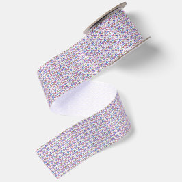 Lazo De Raso Patrón de diamante geométrico étnico pastel modern