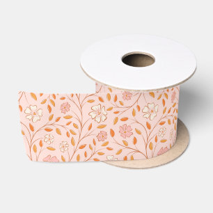 Lazo De Raso Patrón de Flor Silvestre