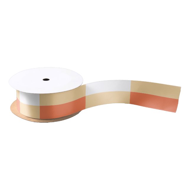 Lazo De Raso Patrón de Gingham (Carrete)