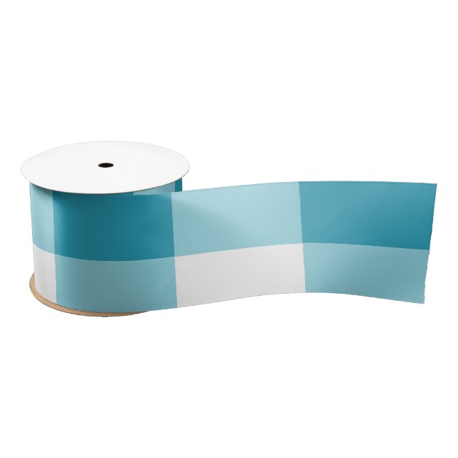 Lazo De Raso Patrón de Gingham (Carrete)