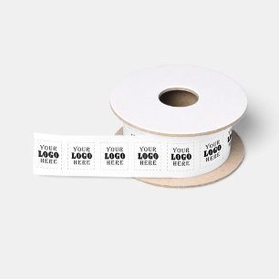 Lazo De Raso Patrón de logotipo empresarial personalizado blanc