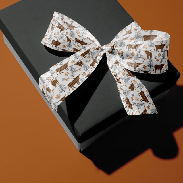 Lazo De Raso Patrón de Naranja quemado de búfalo revestido de l (Subido por el creador)