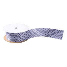 Lazo De Raso Patrón de panal de abeja lavanda azul
