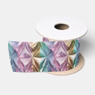 Lazo De Raso Patrón de papel de aluminio arrugado