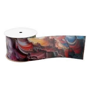 Lazo De Raso Patrón de pintura con textura gruesa