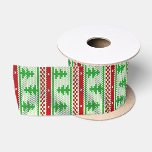 Lazo De Raso patrón de punto navideño seamless 2 + tus ideas
