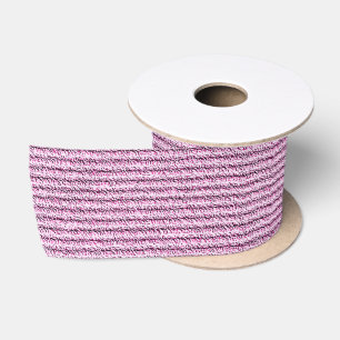 Lazo De Raso Patrón de raya de pana rosa casual