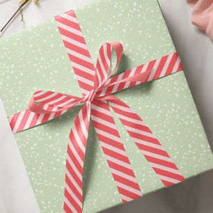 Lazo De Raso Patrón de rayas clásicas simple rosado y caprichos