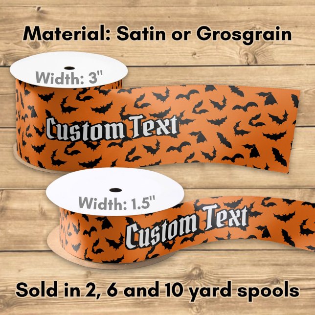 Lazo De Raso Patrón de siluetas de bate (Subido por el creador)