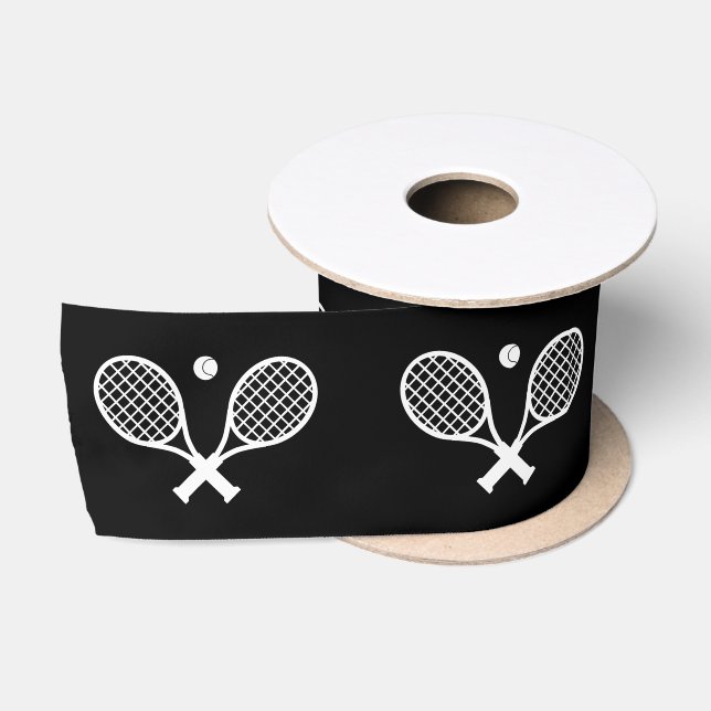 Lazo De Raso Patrón de tenis Minimalista (Carrete)