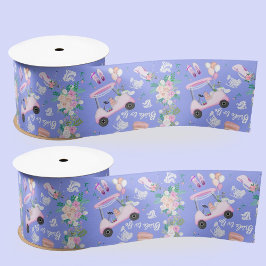 Lazo De Raso Patrón sin fisuras de boda de golf