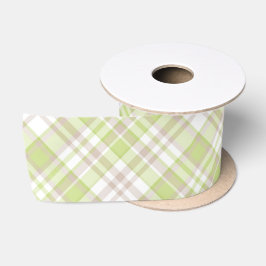 LAZO DE RASO PATRONES DE LA PLACA BLANCA DE TÁN VERDE PASTEL