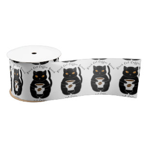 Lazo De Raso Pausa de café Black Cat Thunder_Cove 