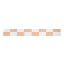 Lazo De Raso Peach Fuzz Checkered Gingham Pattern