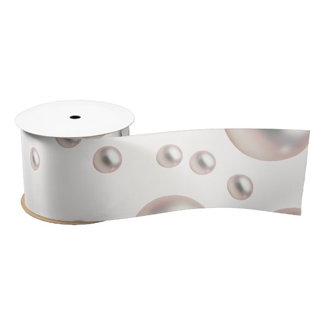 Lazo De Raso Pearlsa y Prosecco Ducha Bridal (Carrete)