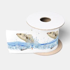 Lazo De Raso Peces grandes creando una salpicadura de agua