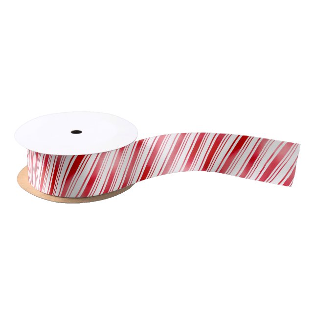 Lazo De Raso Peppermint Stripe (Carrete)