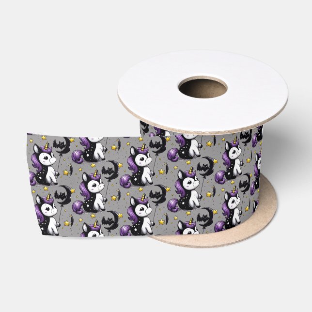 Lazo De Raso Pequeño Unicornio (Carrete)