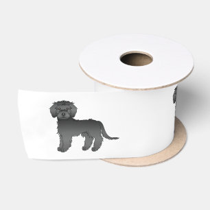 Lazo De Raso Perritos de dibujos animados lindos Goldendoodle M