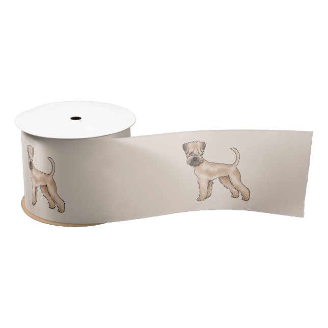 Lazo De Raso Perro de dibujos animados adorable de la llanta bl (Carrete)