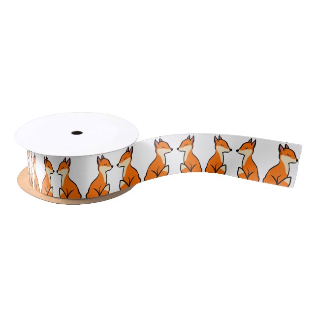Lazo De Raso Personalizable Foxes (Carrete)