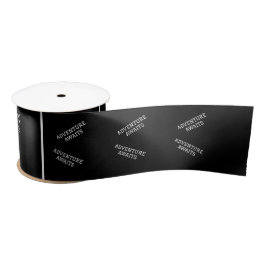 Lazo De Raso Personalizado blanco y negro personalizado