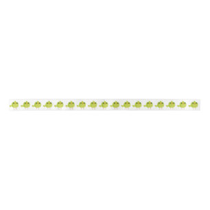 Lazo De Raso Personalizado de pájaro verde