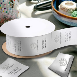 Lazo De Raso Personalizado de ropa etiquetas de ropa de cuello 