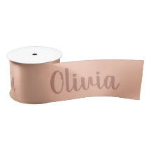 Personalizado Nombre personalizado Cute Rosa Gold
