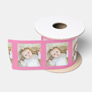 Lazo De Raso Personalizado Un Bebé Fotos o Cualquier