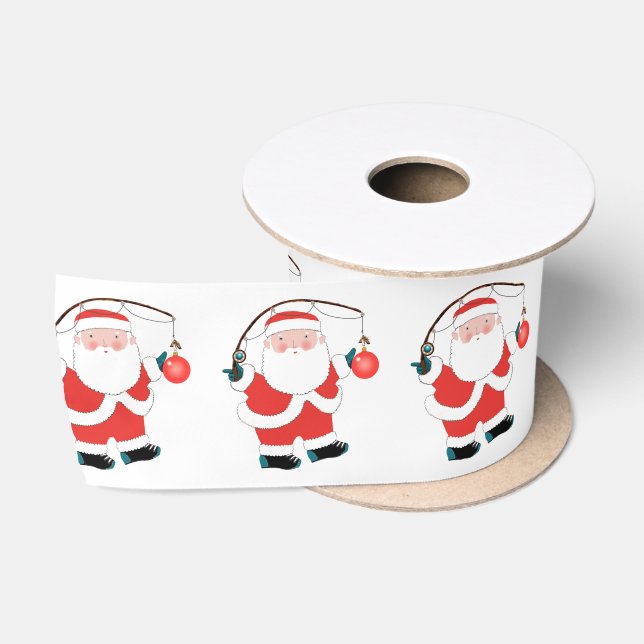 Lazo De Raso Pescadores Navidades Satin Ribbon (Carrete)