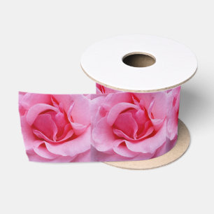 Lazo De Raso Pétalos de rosa rosados