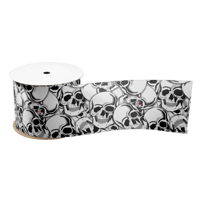 Lazo De Raso Pile de Skulls Red Eye ID222 (Carrete)