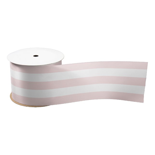 Lazo De Raso Pink and White Striped Paris Glam  (Carrete)
