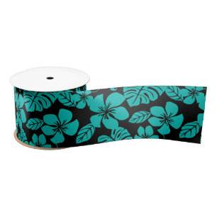 LAZO DE RASO PINK BIKINI (NEGRO/VERDE AZULADO) SATIN RIBBON