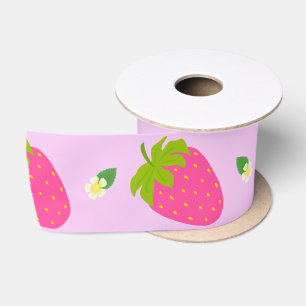 Lazo De Raso Pink de fresa
