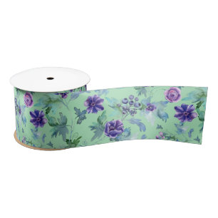 Lazo De Raso Pink Purple Anemones Primavera Al Aire Libre Ducha
