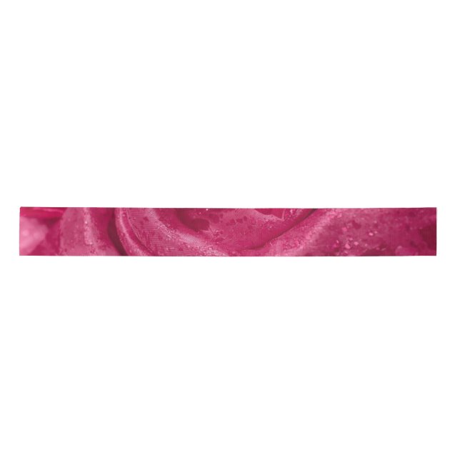 Lazo De Raso Pink Satin Rose (Anverso)