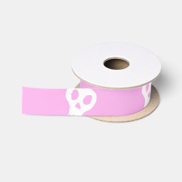 Lazo De Raso Pink Skully