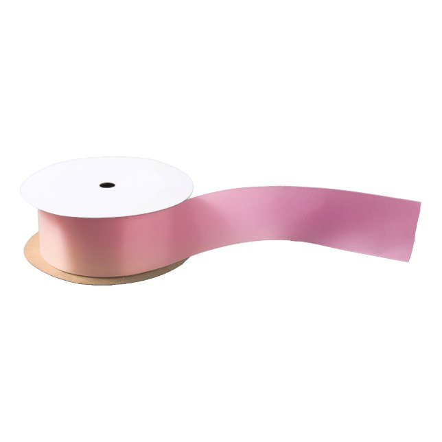 Lazo De Raso Pink Yellow Gradient Pattern Satin Ribbon (Carrete)