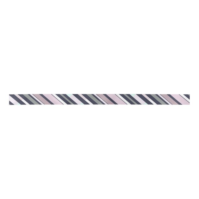 Lazo De Raso Pintada elegante rosa Lilac Gray Pastel (Anverso)