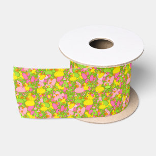 Lazo De Raso PISCINA DE RIBBON Verde-SATIN de 2-Drk