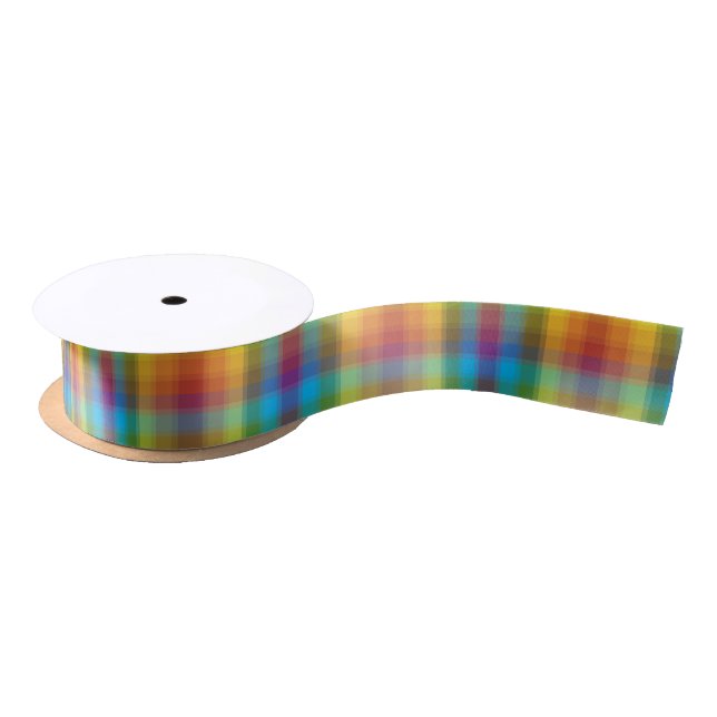 Lazo De Raso Placa arcoiris (Carrete)