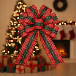 Lazo De Raso Plaid de Fiesta Tradicional